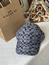 Coach Baseball Hat In Signature Chambray C6679