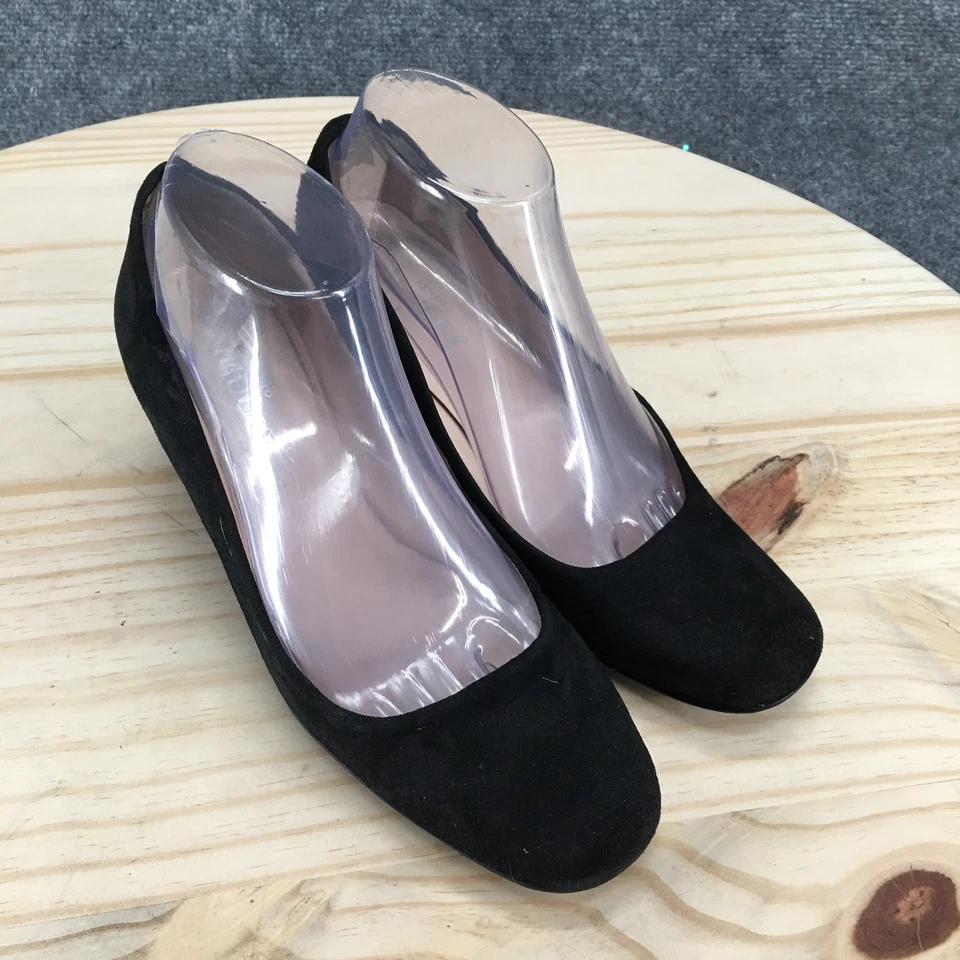 Zapatos de salón Sesto Meucci para mujer 8,5 M negros sin cordones informales cómodos tacones en bloque Foto 3 de 4