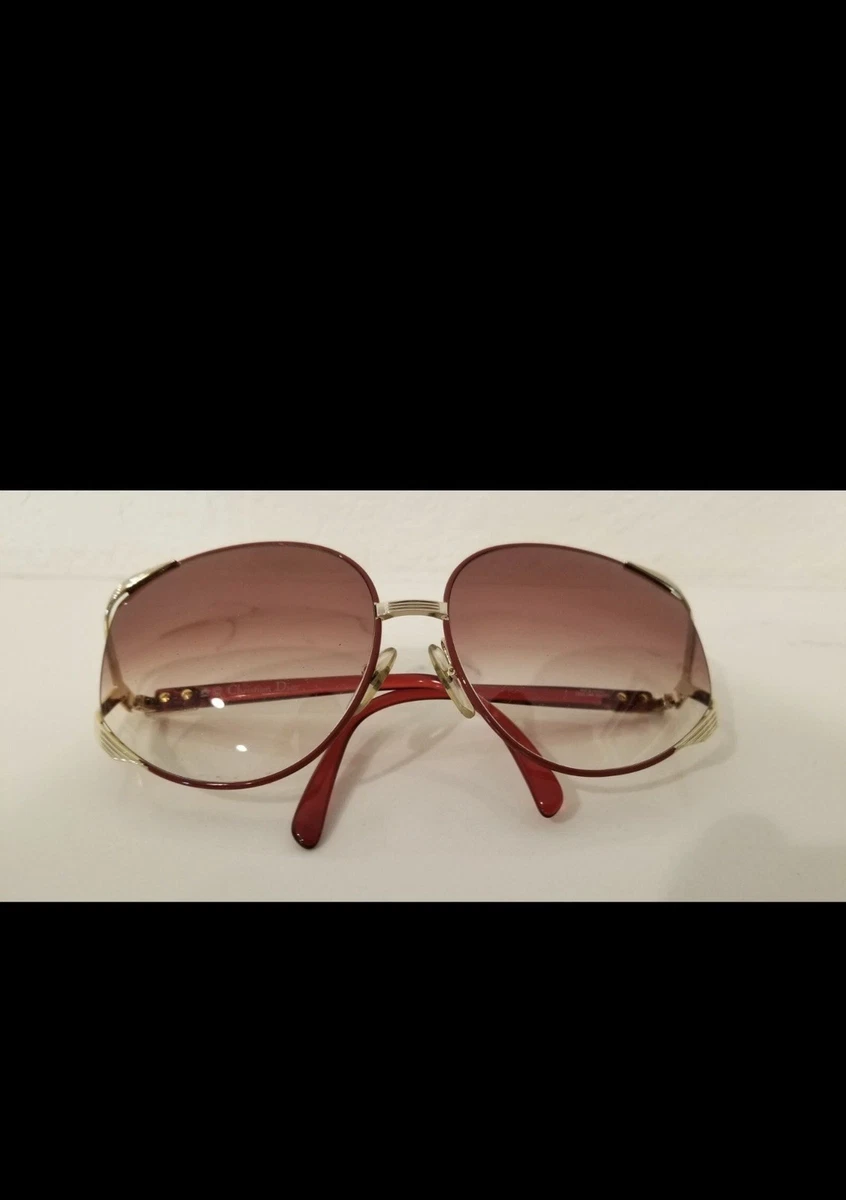 Dior Gold Butterfly Vintage Sunglasses for sale | eBay