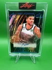Giannis Antetokounmpo Leaf Art of Sport Fiberoptic Auto 7/7 Milwaukee Bucks