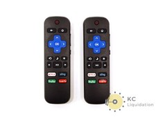 2x Replacement Insignia TV Remote Compatible with All Insignia Roku TVs