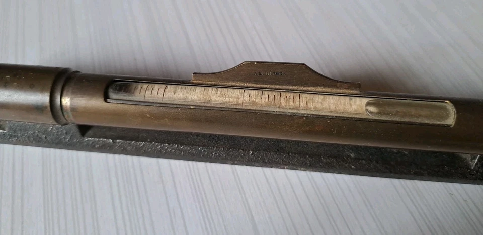 XIXe. ANCIEN NIVEAU A BULLE EN LAITON - Photo 2/4