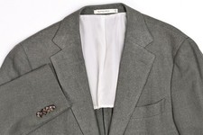 Suitsupply Havana Ethomas Slim Olive Wool/Silk/Linen/Cashmere Blazer Jacket 42 R