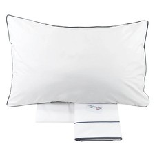 Piping - completo lenzuola in percalle di Corredo Italiano® matrimoniale