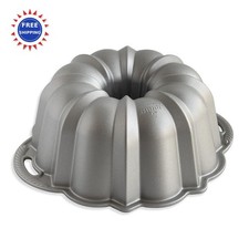 15 Cup Bundt Pan Anniversary Nordic Ware Silver