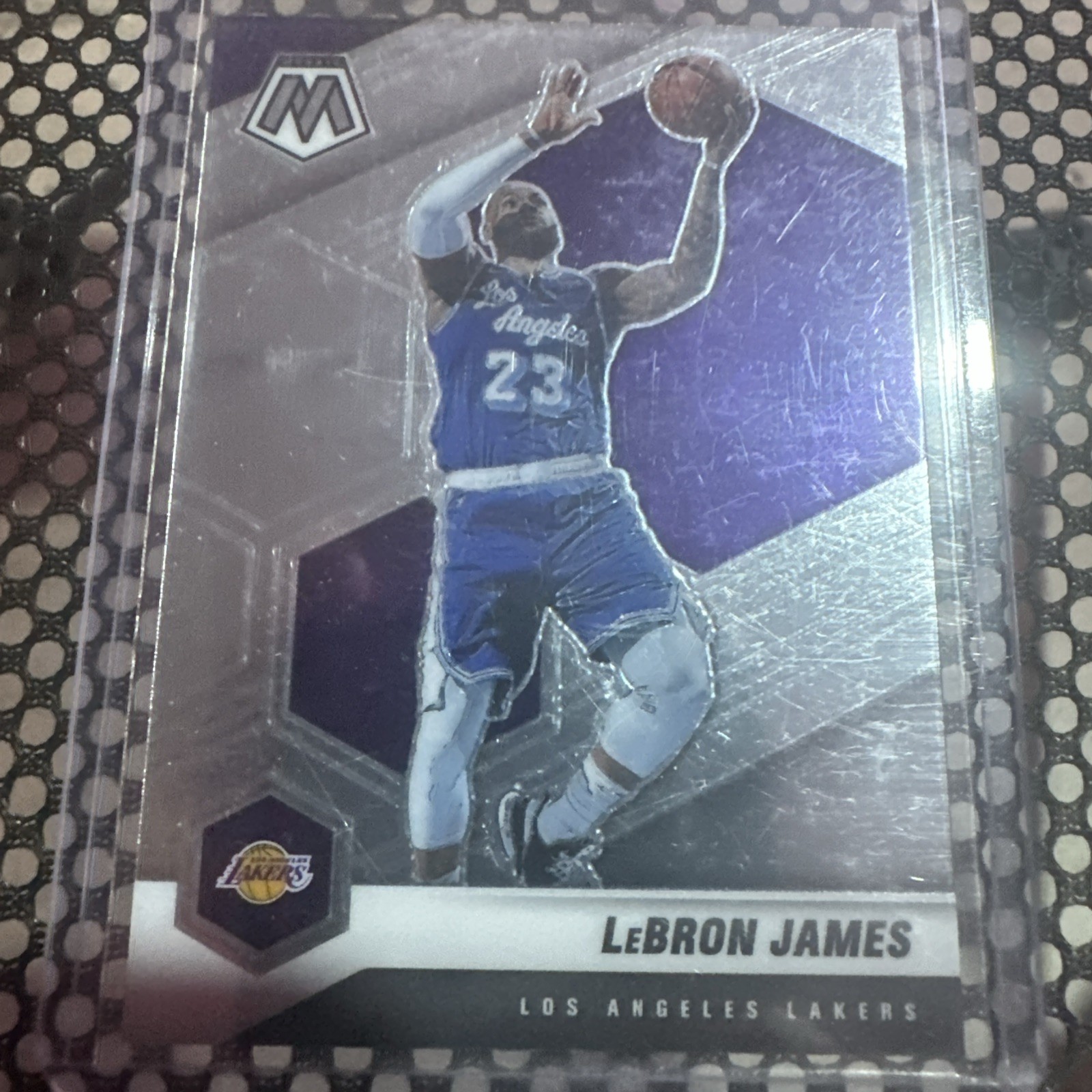 2020-21 Panini Mosaic - LeBron James #81 Silver Prizm