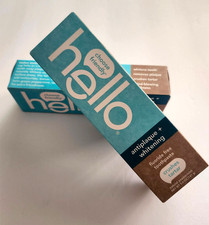 Hello Antiplaque Whitening Fluoride Free Toothpaste Peppermint 5.0 oz Lot of 2