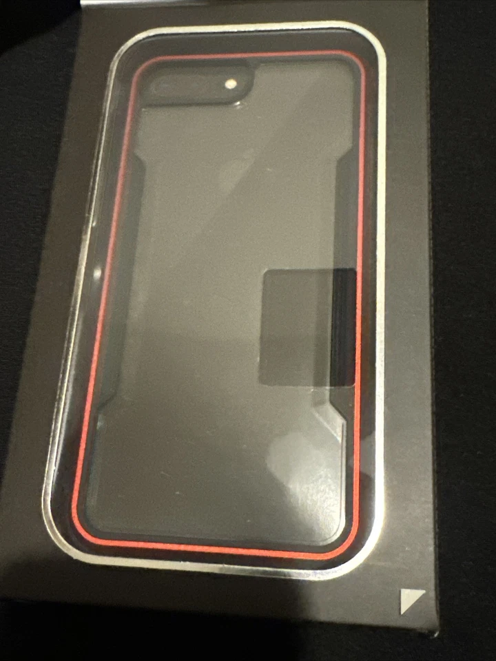 Funda Roja Escudo Áptico iPhone 8 Plus 7/6s/6 Plus Escudo Militar Metal Fuerte Foto 3 de 4