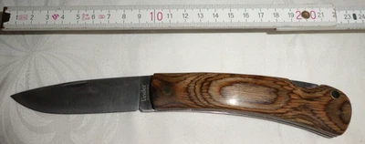Linder Solingen Taschenmesser Klappmesser Jagdmesser Holz Griff Nr. 440 Rostfrei - Bild 1 von 4
