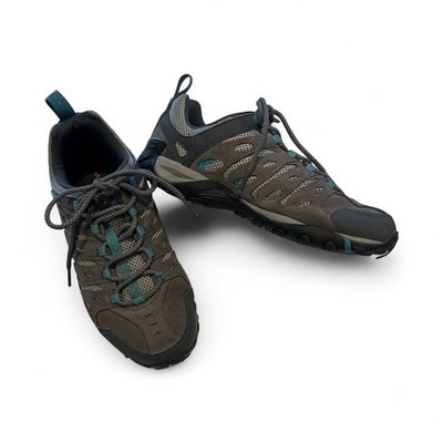Merrell Crosslander 2 Womans Sz 9 J599562  Gray/Blue Suede Preowned Little Wear