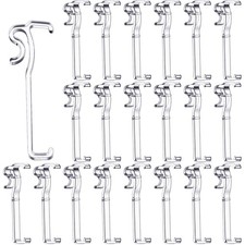 2.5 Inch Valance Clips Window Blind Hidden Channel Clear Transparent