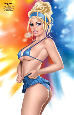 ROBYN HOOD DAGON (NM) KEITH GARVEY 2023 Swimsuit Color Burnst LE 299 Grimm Fairy