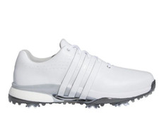 adidas Tour360 24 BOOST Golf Shoes White/White/Silver Metallic IFO244