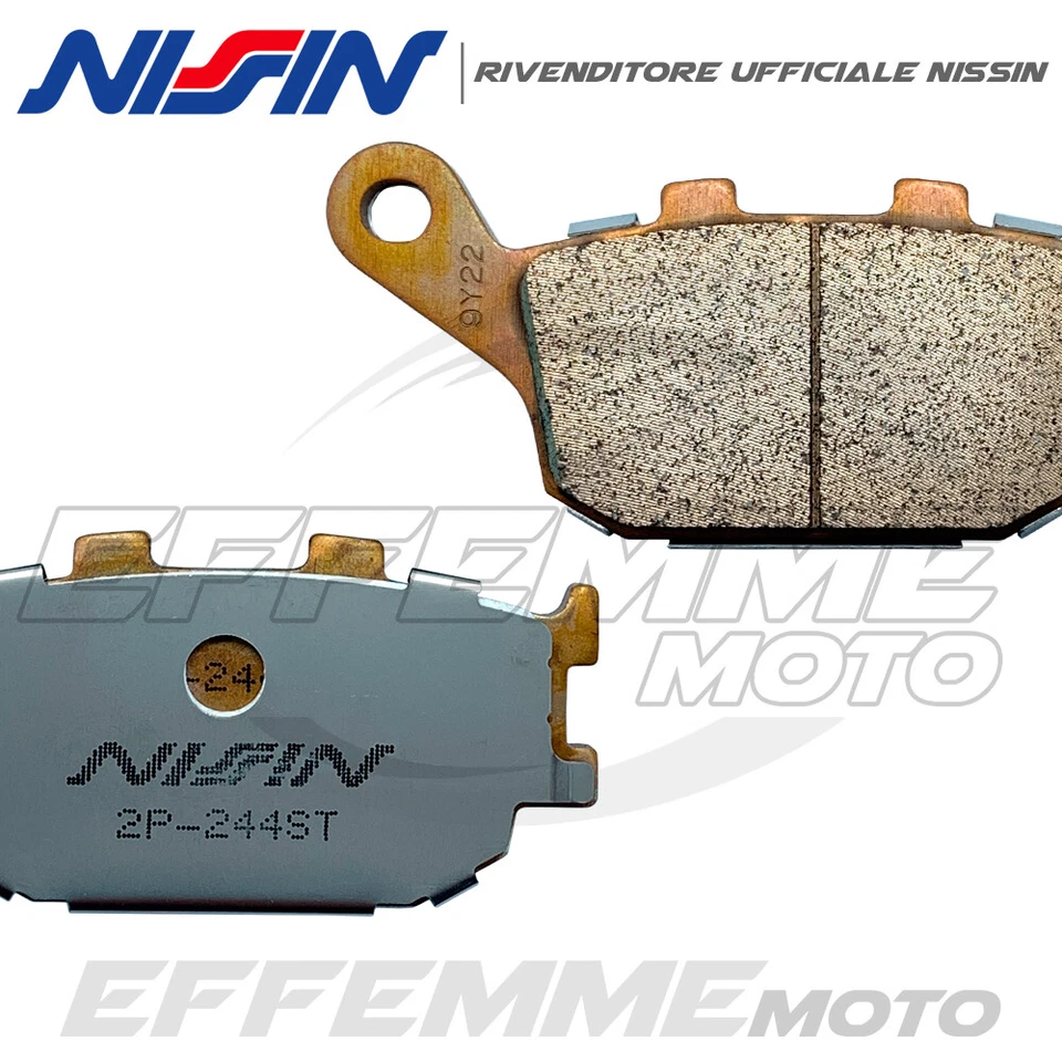 Pastiglie HONDA Hornet 600 2003 2004 2005 2006 (Kit Ant.+ Post. NISSIN Sinter) - Immagine 3 di 3