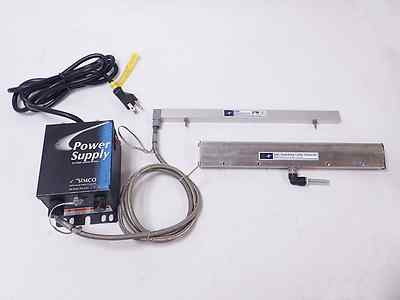 SIMCO STATIC NEUTRALIZING CURTAIN TRANSVECTOR w/ MEB STATIC BAR & POWER SUPPLY