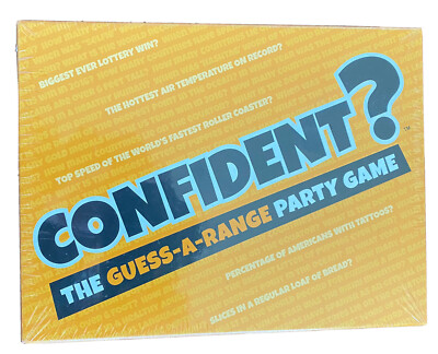CONFIDENT? Board Game - Great Group Party Game for Family Game Trivia Game