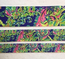 Palm beach style Grosgrain ribbon by yard 5/8" 7/8" 1.5" 2  3  