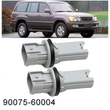 2 Pcs Turn Signal Light Socket Turn Light Plug for Toyota Lexus 90075-60004