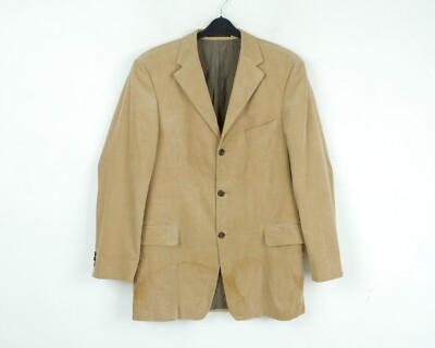 STRELLSON Soft Line Corduroy Men UK 38L US Blazer Beige S Jacket - Main Image