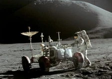 Lunar Roving Vehicle Space Mission Apollo15 Photo Picture Poster NASA Astronaut