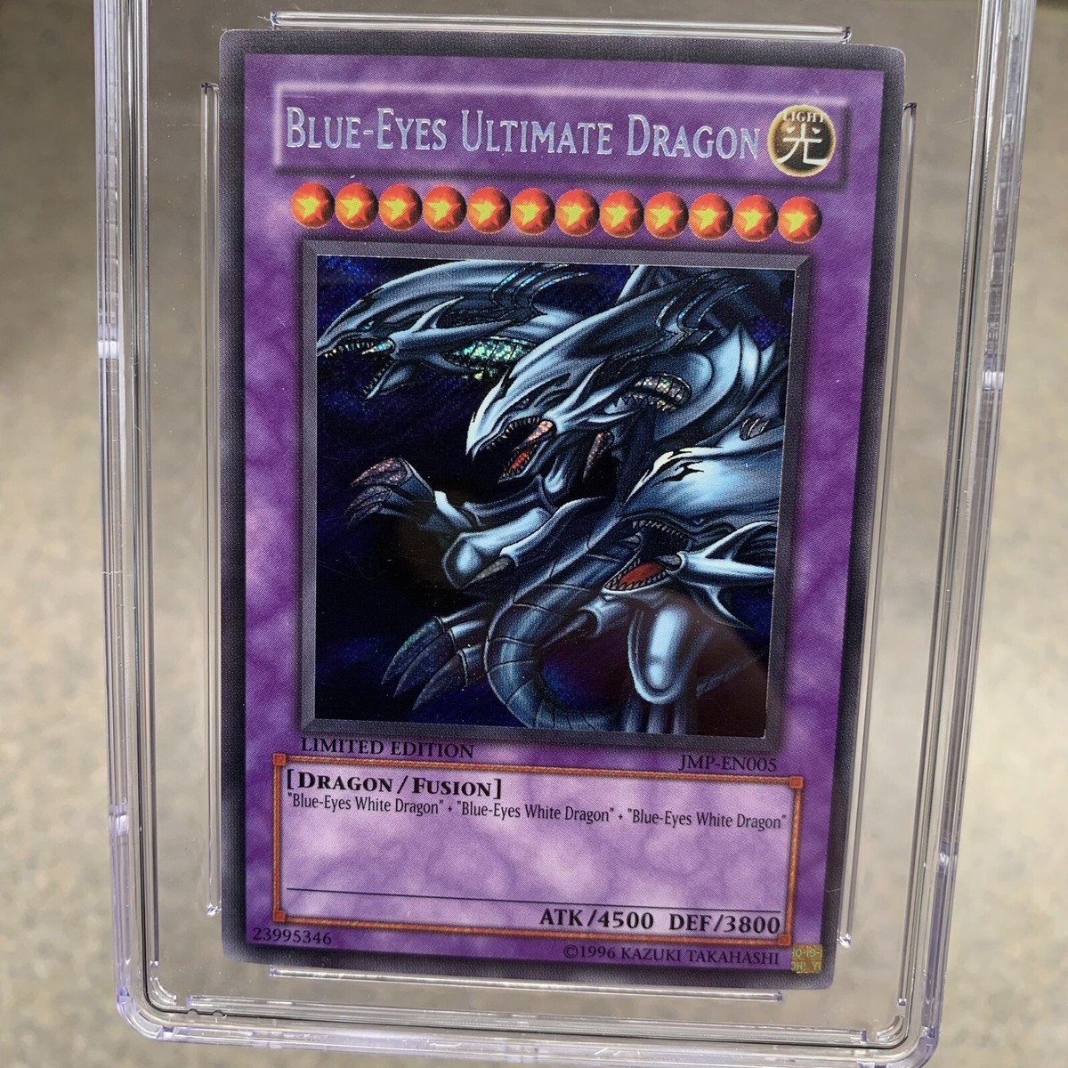 Yugioh CGC 7 EX Blue-Eyes Ultimate Dragon JMP-EN005 Secret Jump