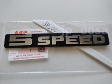Suzuki Sj Sierra Samurai Oem 5 Speed Sgp Logo Emblem 77841-81002 Suzuki Sj Sierra Samurai Oem 5 Speed Sgp Logo Emblem 77841-81002