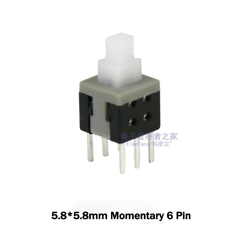10 Interruttori Tattili A Pulsante SMD Aexit, 3x6x5 Mm, Per Circuiti Elettronici E Apparecchiature