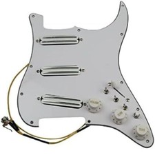 Prewired Loaded Pickguard with SSS Single Coil Pickups for Fender Strat Guitar