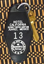 SALE! Eagles Hotel California Room Keychain/Keyring Buy One-Get One Free!!!