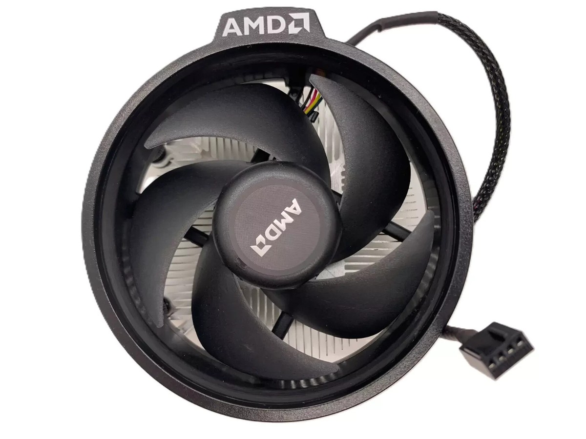 AMD Socket Ryzen AM4 Cooler w/ Aluminum CPU Heatsink - 4pin