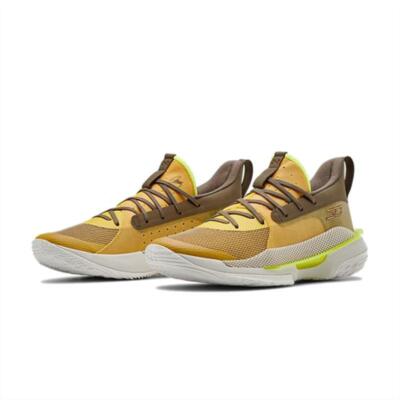 Under Armour Curry 7 'Zepplin Yellow' 2019 3021258-701 Basketball size 8 M 9.5 W