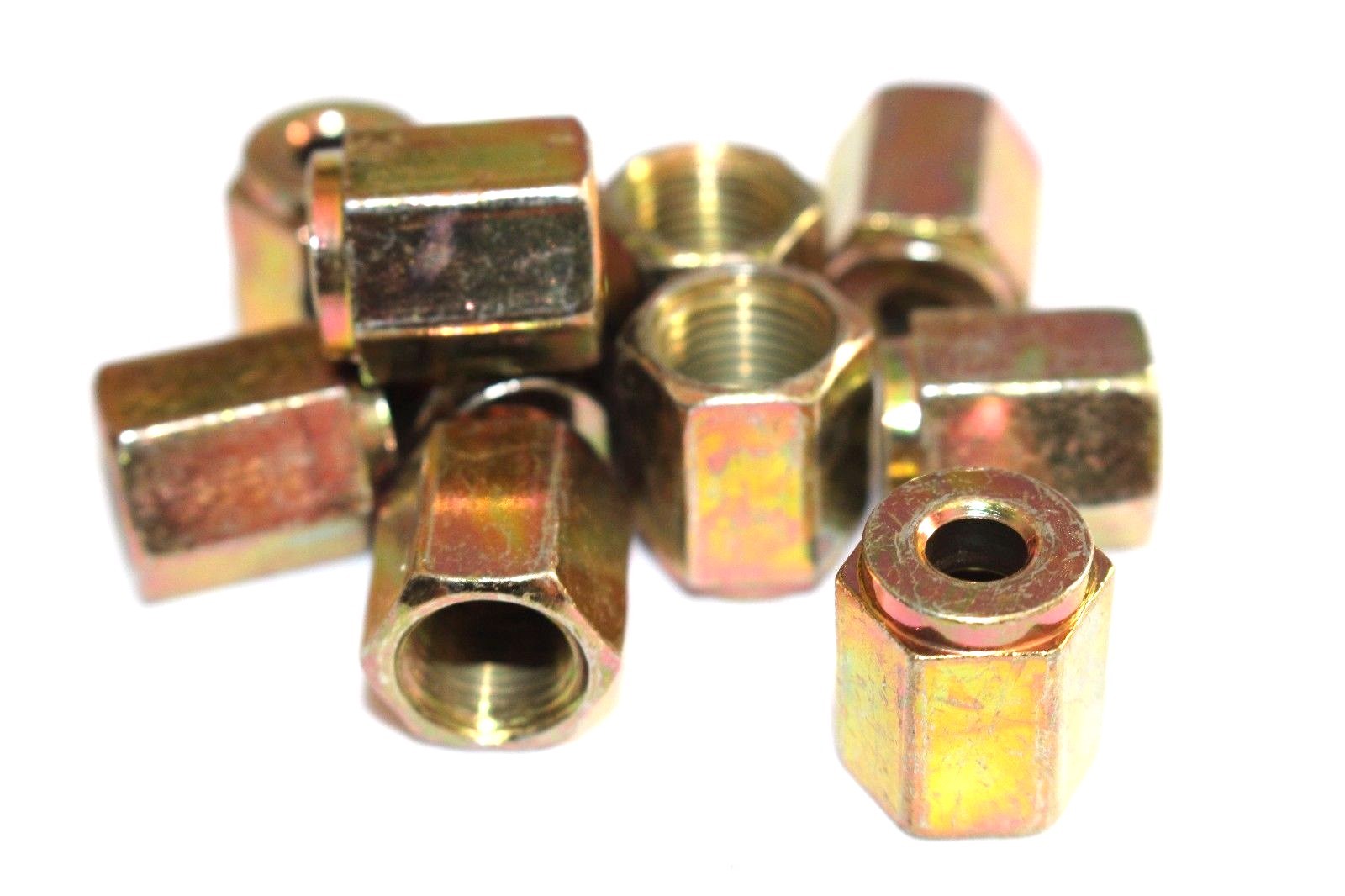 Female Brake Pipe Nuts Qty 10 Pack Metric M10 10mm Nut For 3/16" Copper