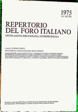 REPERTORIO DEL FORO ITALIANO anno 1975