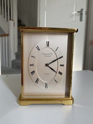 Garrard & Co London Quartz Mantle Carriage Clock Swiss Made