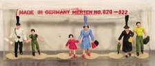 Vintage Merten HO Scale 6 Tourists - No. 820-822 - Germany