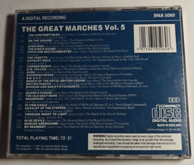 Digital: The Great Marches, Vol. 5 (CD, 1992, Bandleader) | eBay