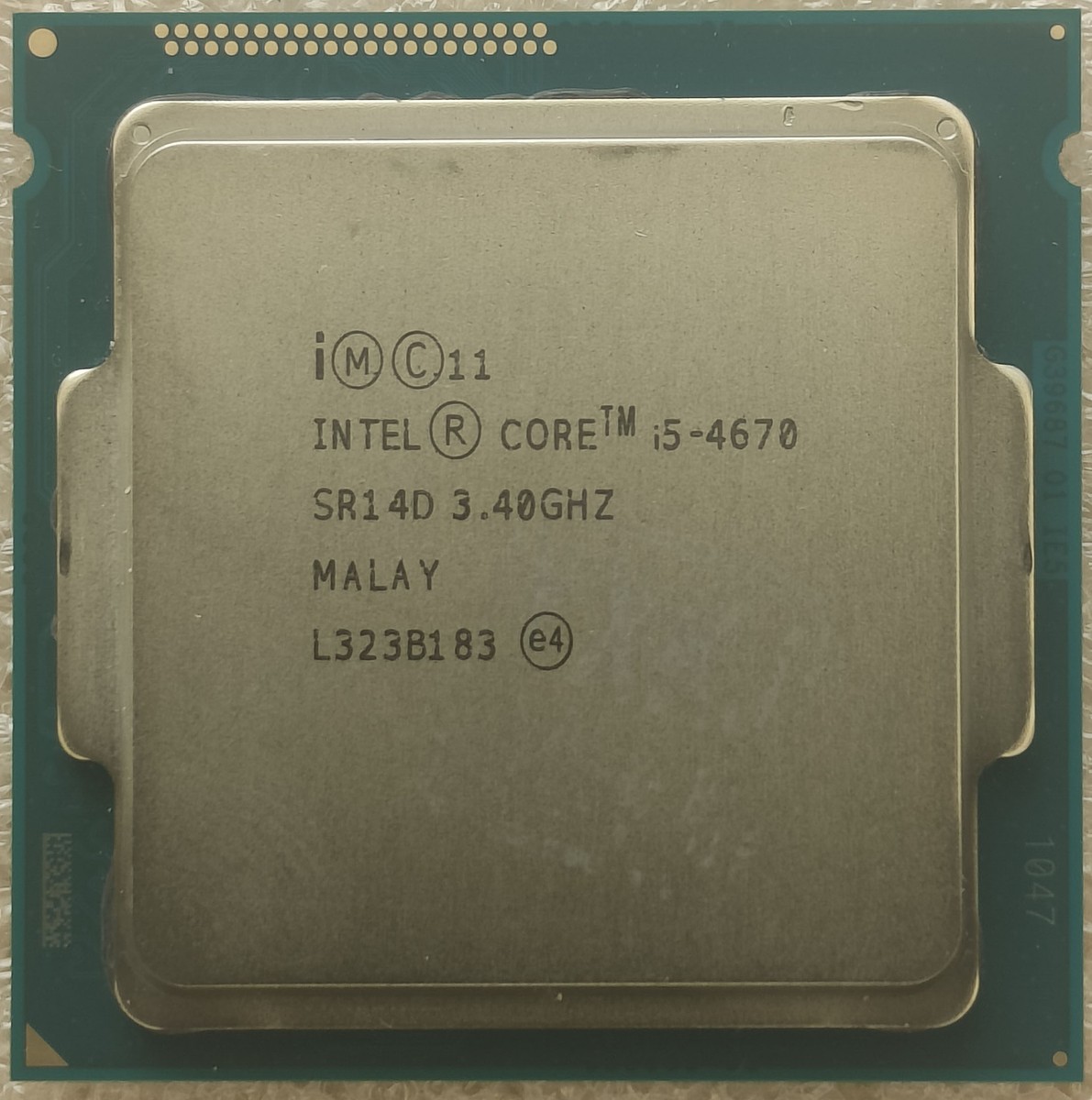 Cpu Processor Core I5 4670 Socket Intel Core I5 Socket 1150 Intel