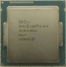 Intel i5-4670 Quad-Core 3.4GHz 6MB Socket LGA1150 CPU Processor SR14D