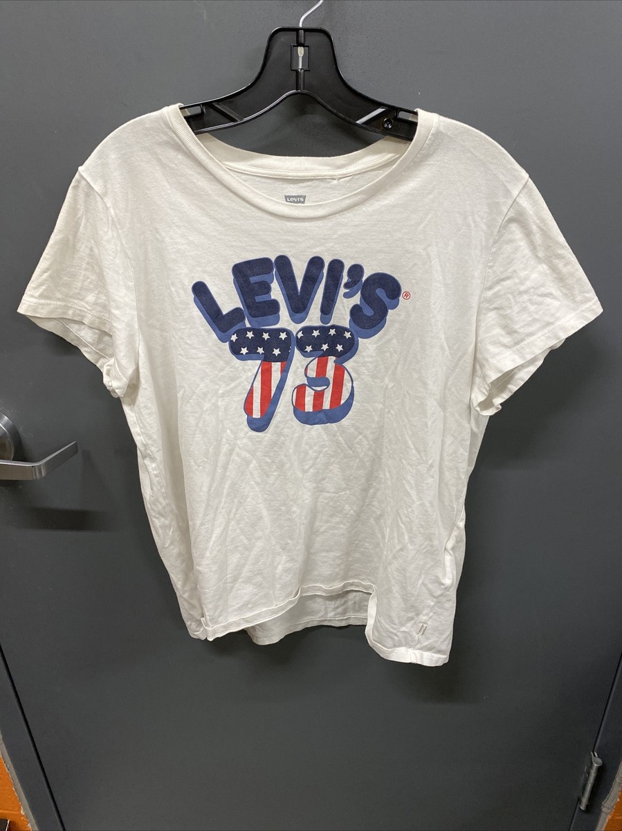 Levi's 73 Women's XL White T-Shirt | eBay