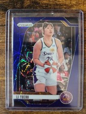 2024 Panini Prizm WNBA Li Yueru Blue Velocity Prizm #23 Los Angeles Sparks