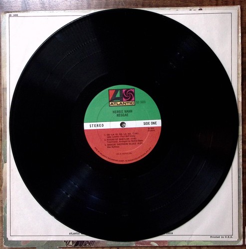 HERBIE MANN REGGAE ATLANTIC RECORDS VINYL LP 193-42 - Picture 5 of 6