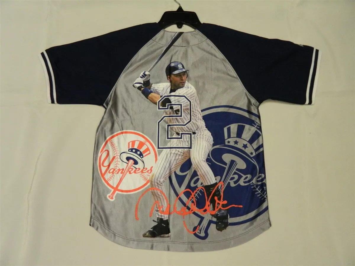 Official Derek Jeter YOUTH Sublimated NY Yankees Jersey Kids Small