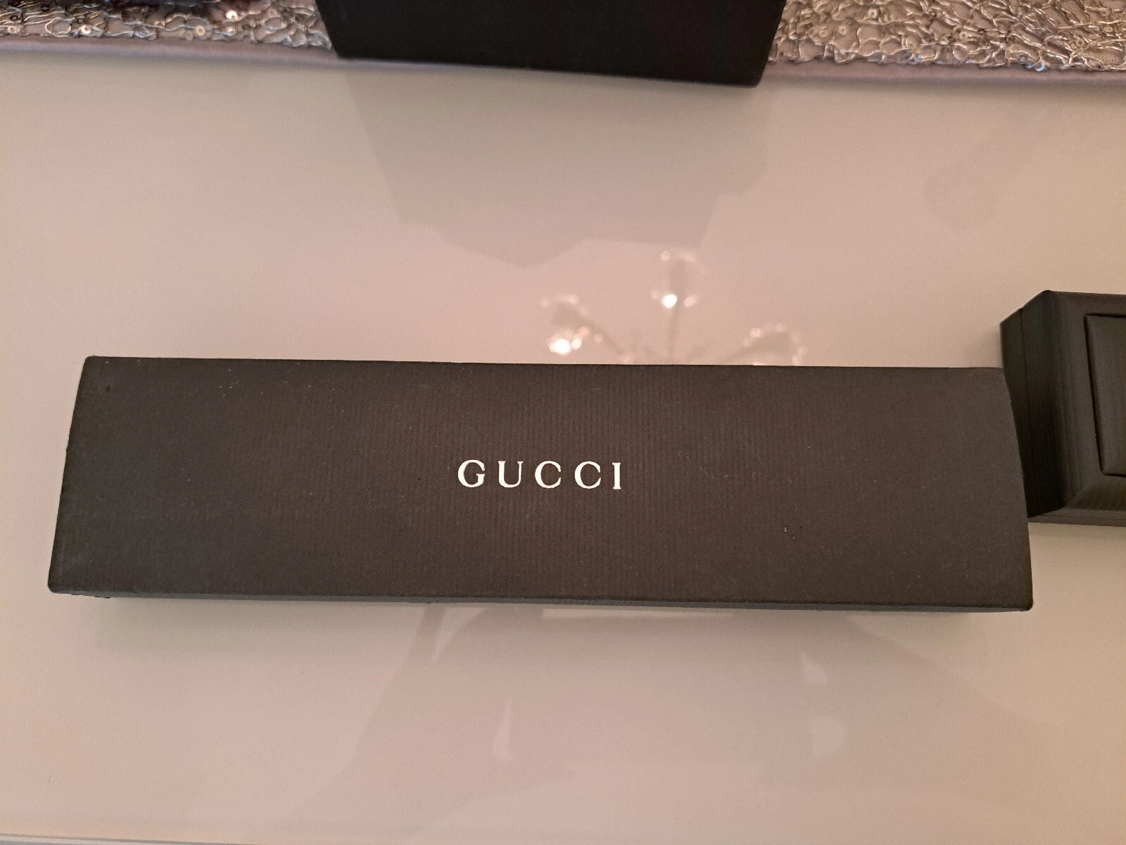 Vintage montre GUCCI étui bracelet vert véritable étui de montre seulement
