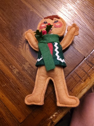 1990 Annalee Santa Ms. Claus w/Hot Water Bottle & Candle, 1994 Gingerbread Boy - Picture 2 of 5