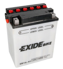 Motorcycle Battery Scooter Quad 12V 14AH 145A YB14L-A2 166x89x134 Exide EB14L-A2