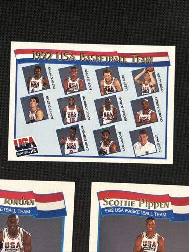 1991 NBA Hoops McDonalds USA Olympic Dream Team 12 Card Set Mint Jordan *L21 - Picture 4 of 14