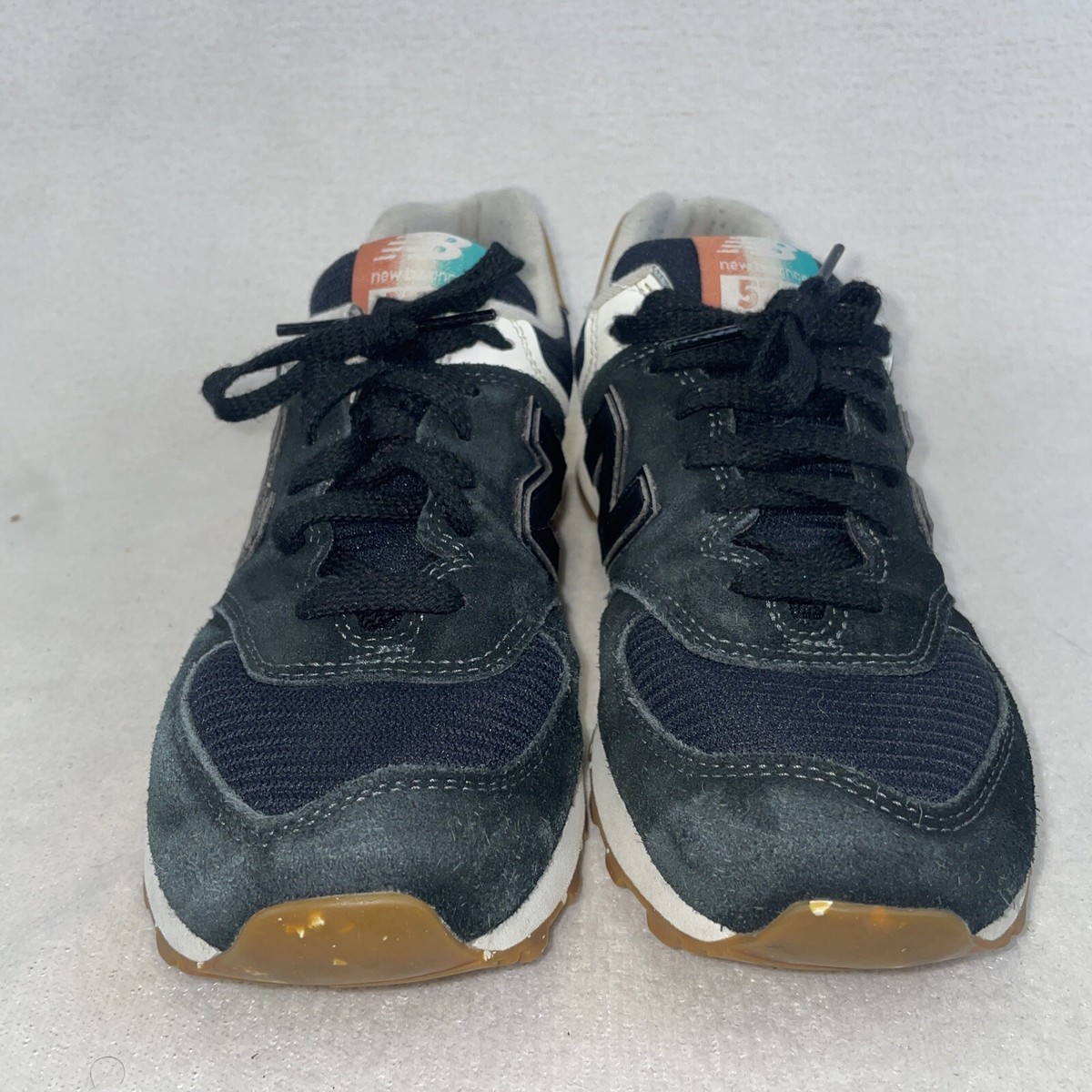 New Balance Women's Encap Retro Running Shoes Suede Wl574XEC Black