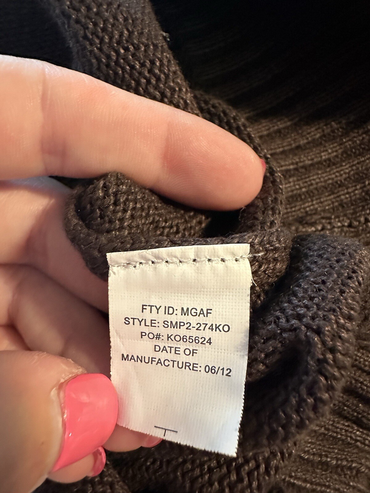 Method Brown Knit Quarter Zip Pullover Sweater Me… - image 8