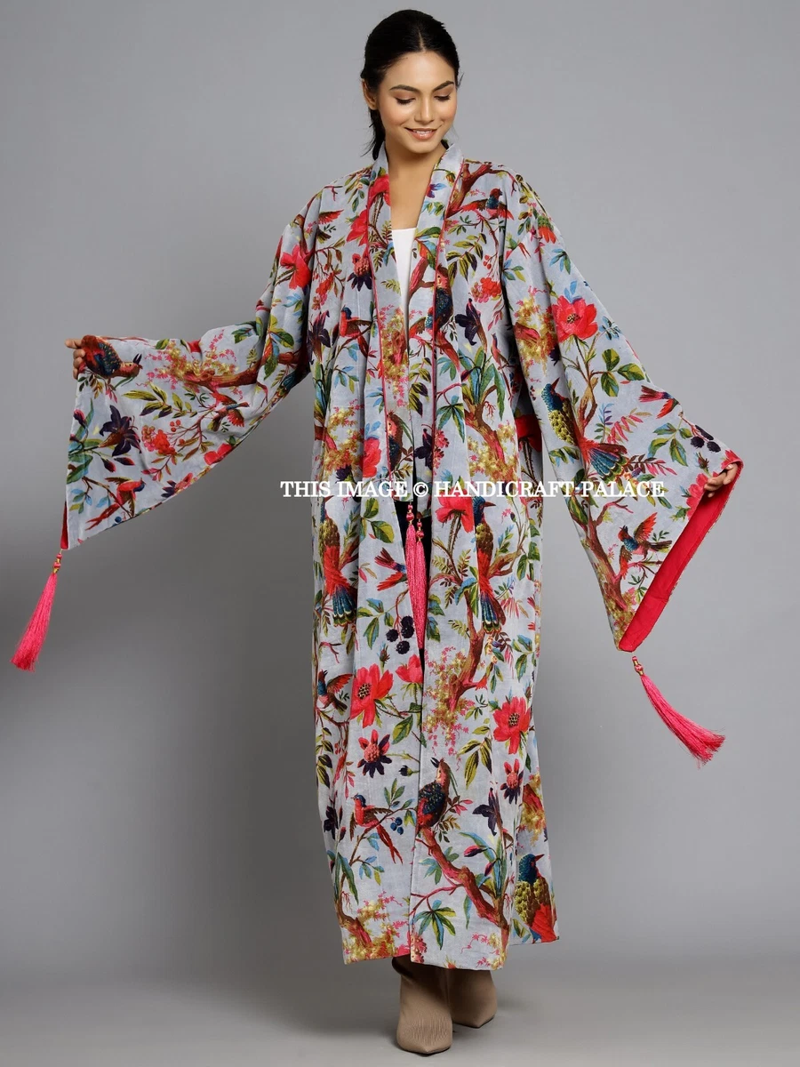Kimono velvet shop dress