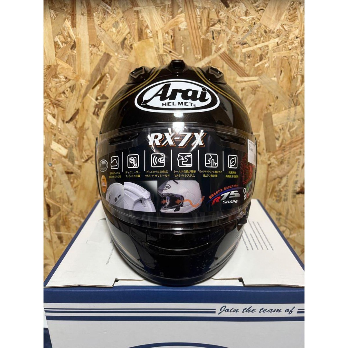 NAKAI Arai RX-7X SPENCER SPL Full Face Helmet 59-60cm Motorcycle